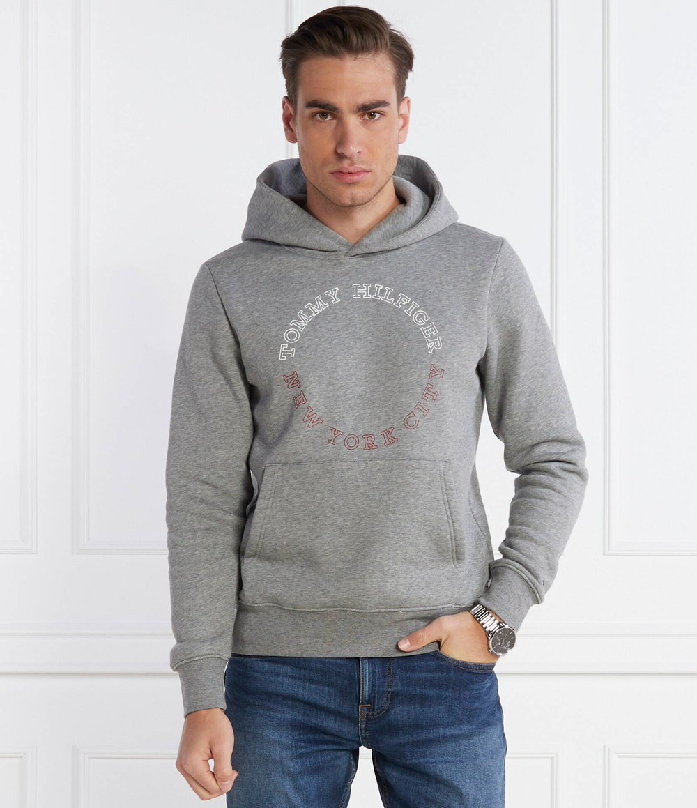 Худи MONOTYPE ROUNDALL Tommy Hilfiger - серый(MW0MW32655)