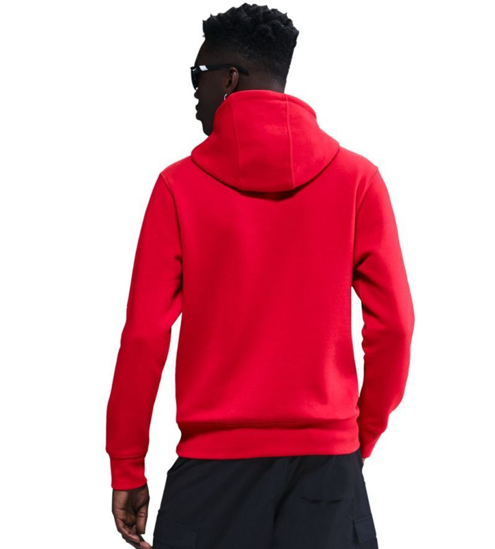 Куртка теннисная Nike Club Fleece Pullover - university red/university red/white