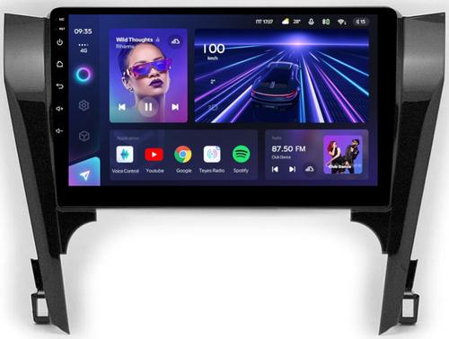 Магнитола для Toyota Camry 50 2011-2014 (рамка черная глянцевая 10) - Teyes CC3 Android 10, Быстрая, CarPlay, SIM-слот