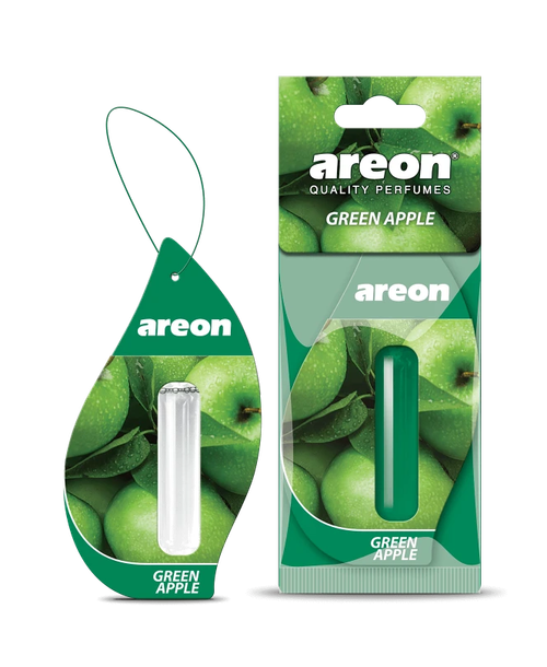Ароматизатор на зеркало Areon Liquid, жидкий, зелёное яблоко, 5 мл