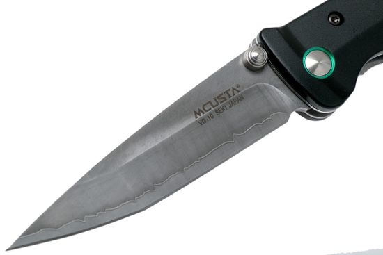 Складной нож Mcusta Katana Tanto Basic c клинком из стали VG-10 San Mai (Laminated 420J2) рукоять алюминий