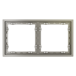 Рамка пластиковая на 2 поста, (шелк) Voltum S70 VLS100204