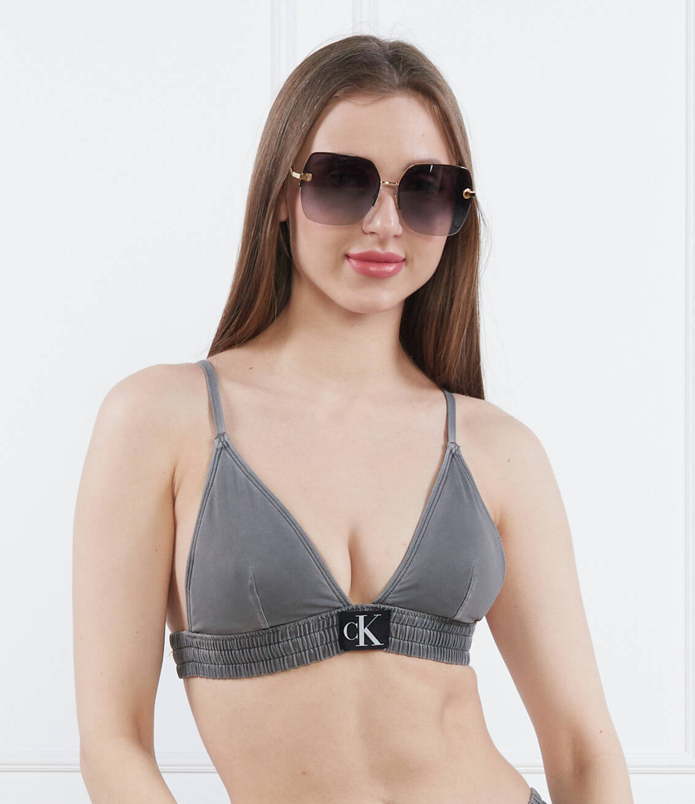 Топ бикини CK AUTHENTIC-S Calvin Klein Swimwear - серый(KW0KW01974)