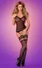F 214 bodystocking Black