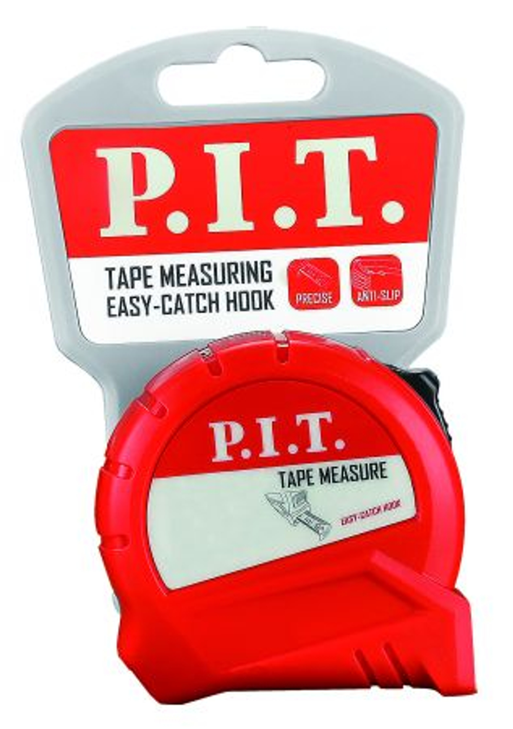 Рулетка с фиксатором P.I.T. 5 м x 19 мм, ABS(HTPM01-05MA)