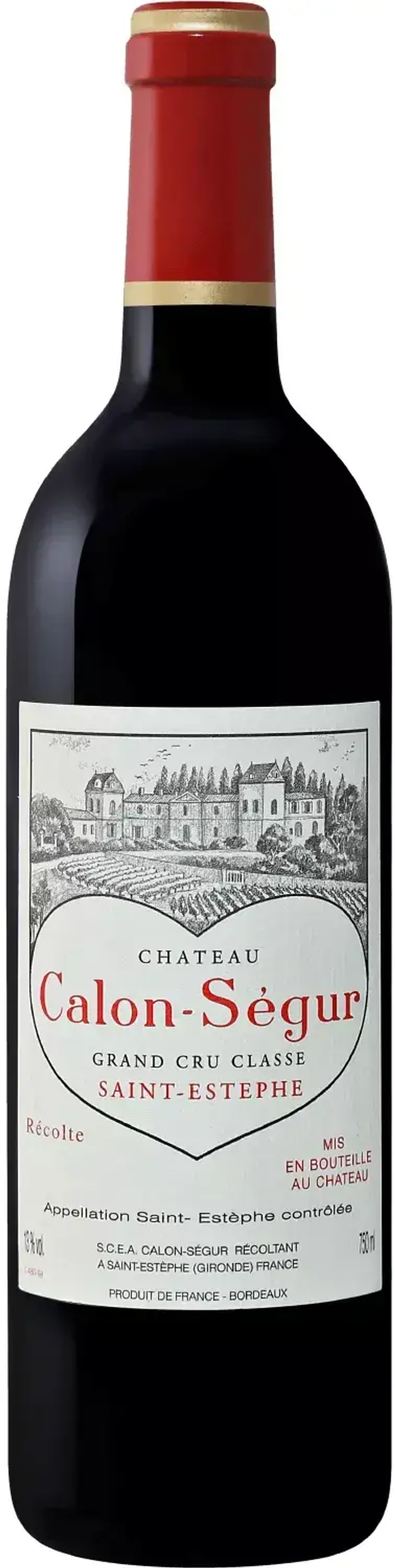 Вино CHATEAU CALON SEGUR SAINT ESTEPHE AOC 2019