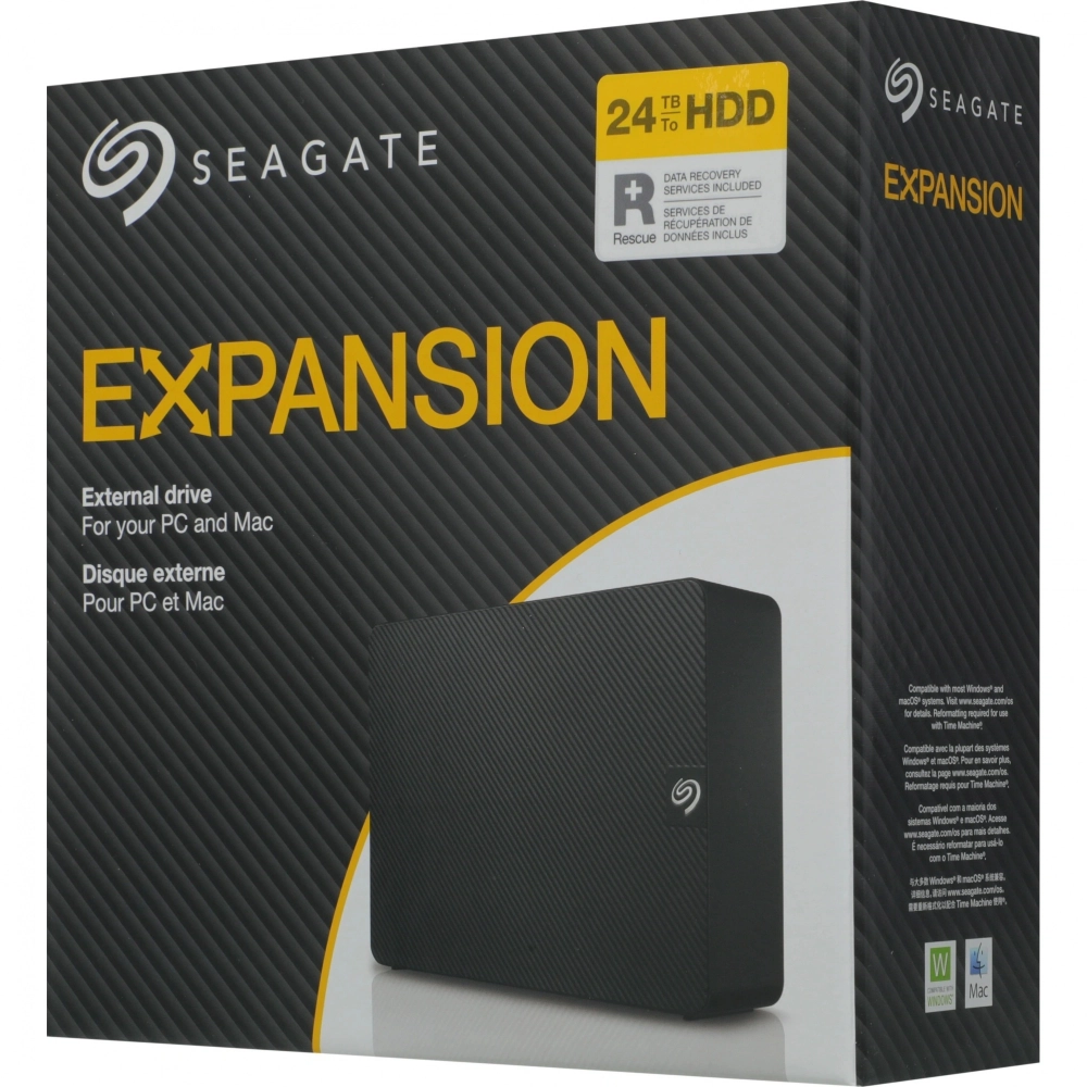 Внешний жесткий диск Seagate Expansion Desktop 24TB (STKP24000400) Black
