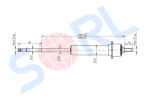 Амортизатор кабины 203/312, I/I, 12x90/12x29 SCANIA (CB0176) SORL
