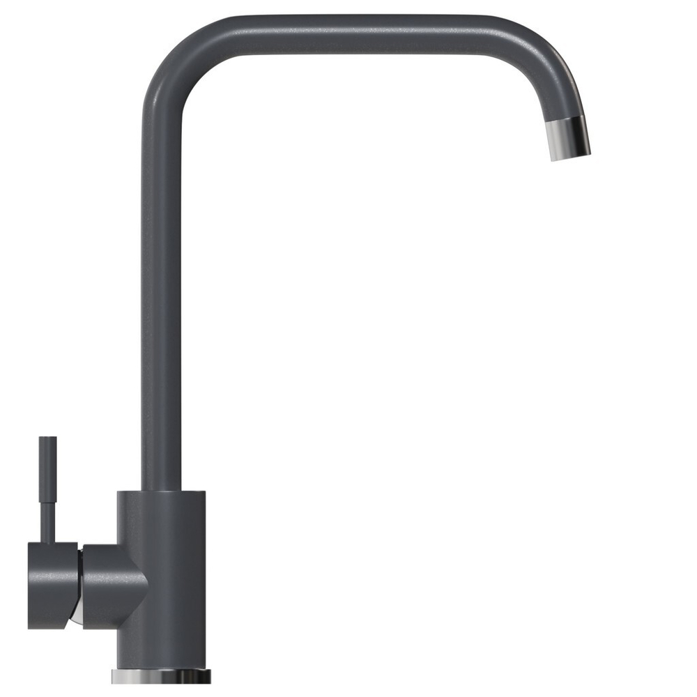 Смеситель для кухни 35к MIXLINE МЛ-ГС12 (ML-GS12) (342) графит высок. излив