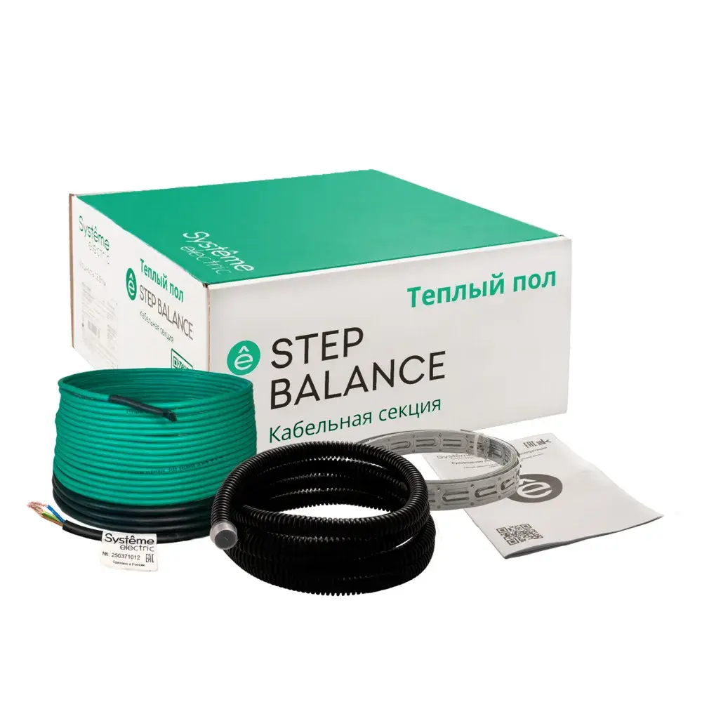 STEP BALANCE Секция кабельная (теплый пол) SBC018075, 18 Вт/м, 1350 Вт, 75 м
