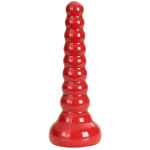 Ребристая анальная втулка 21см Doc Johnson Red Boy Anal Wand Butt Plug 0901-07-CD