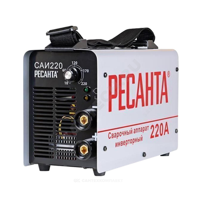Сварочный аппарат инверторный САИ-220 140-260В 220А 5,0мм ПВР 70% инвертор Ресанта 65/3 ..