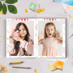 PSD-Шаблон фотокниги "Землянички"