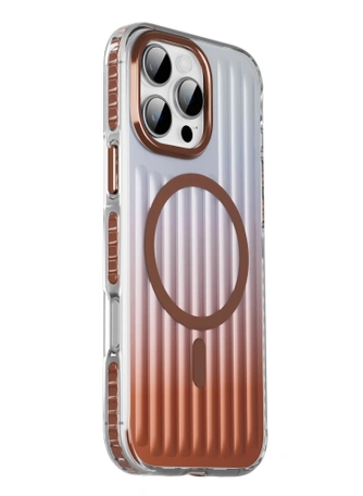 Чехол накладка iPhone 15 Pro 6.1" Gurdini Ocean Case (5) Transparent бронзовый