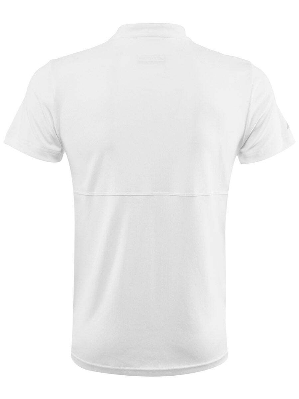 Мужское теннисное поло Babolat Play Polo Men - white/white