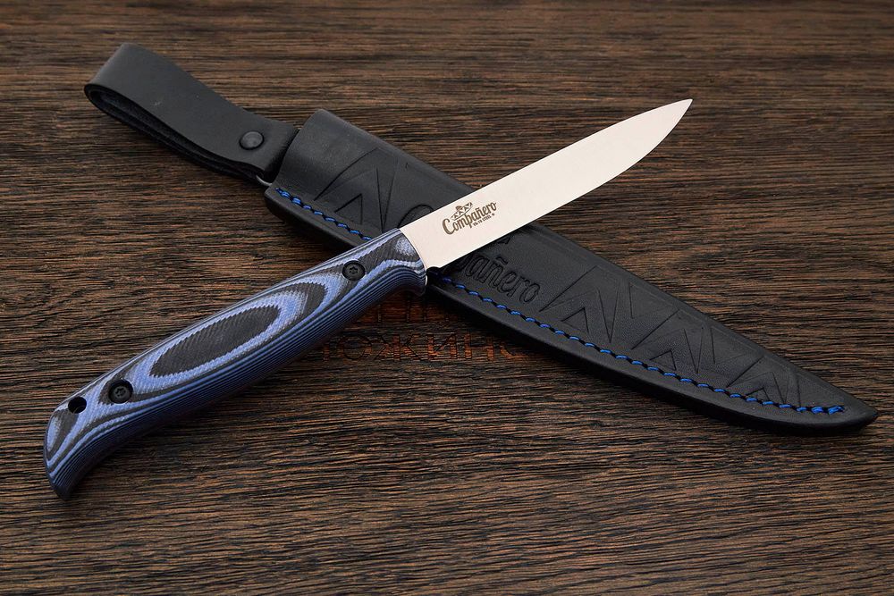 Нож туристический (разделочный) Kizlyar Supreme Companero, клинок 110мм, VG-10, G10
