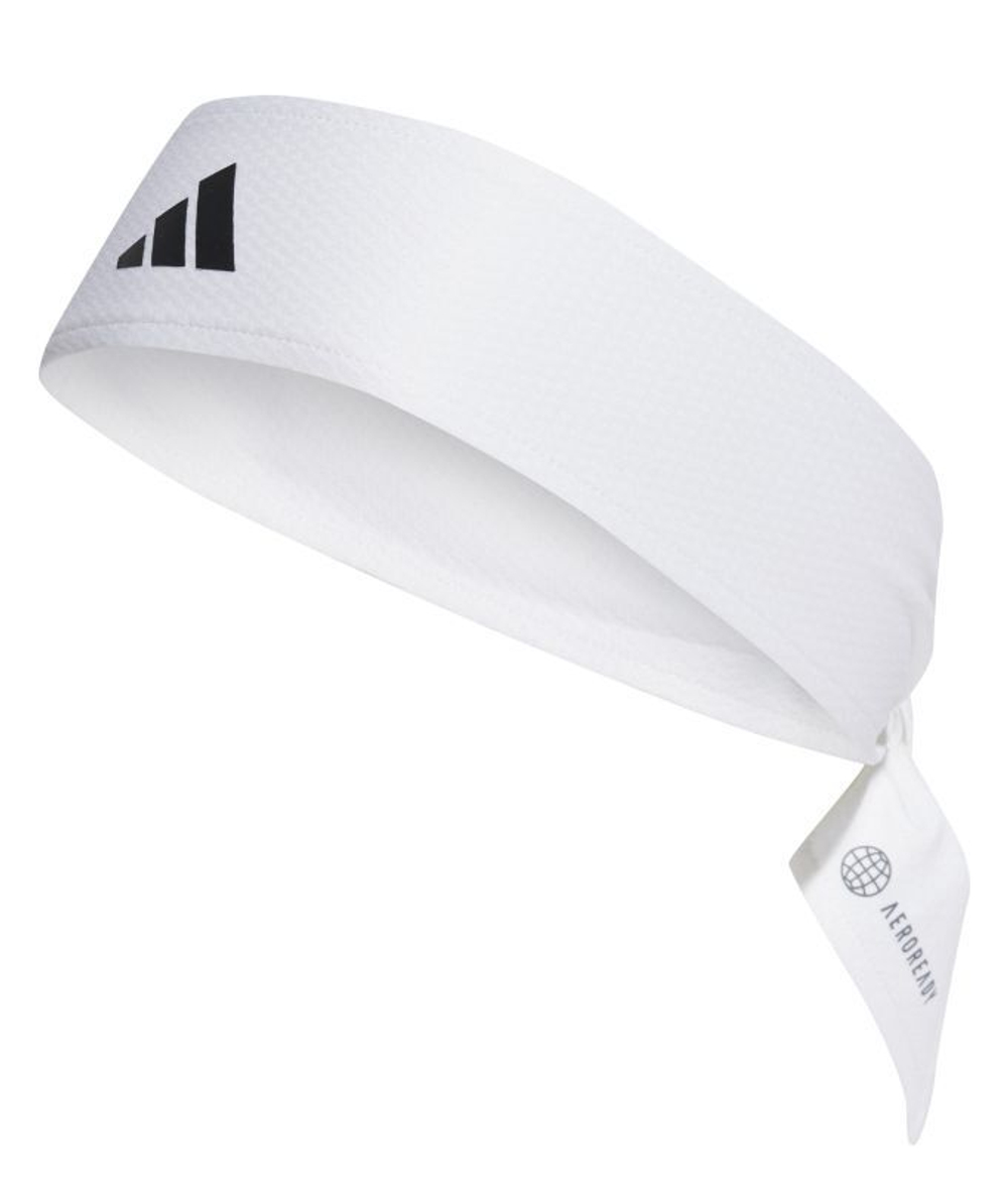 Теннисная бандана Adidas Tennis Aeroready Tieband (OSFM) - white/black