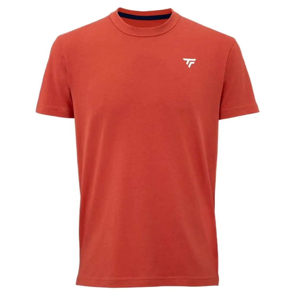 Мужская теннисная футболка Tecnifibre Graphic 2026 - terracota