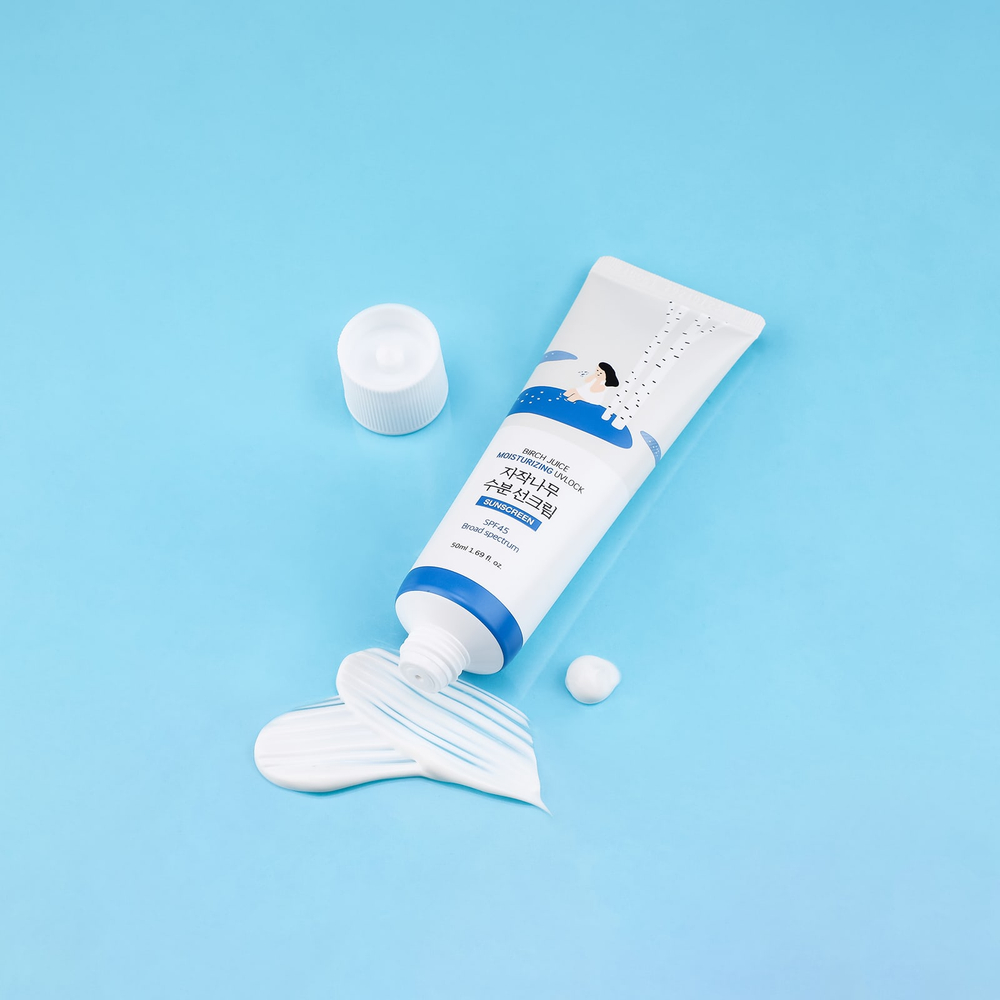 Round Lab, Увлажняющее солнцезащитное средство с березовым соком, UVLock, SPF 45, 50 мл (1,69 жидк. унц.)