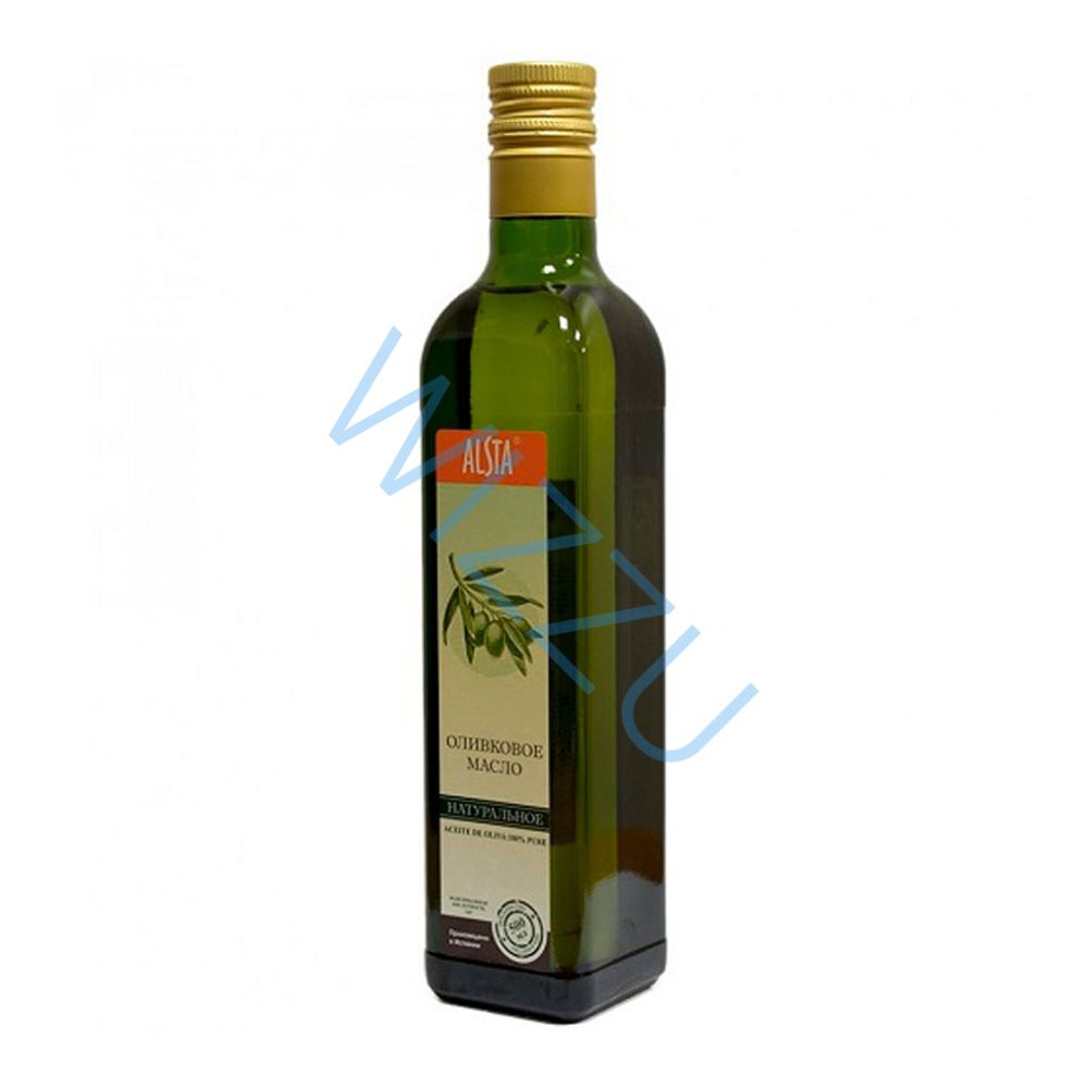 ALSTA Pure Масло оливковое натуральное 100% 500*12 ст.б