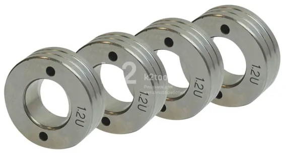 Алюминиевые ролики 1,0/1,2 Fubag для DRIVE INMIG DW, 4 шт