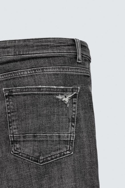 ZARA ДЖИНСЫ SKINNY FIT, СЕРЫЙ