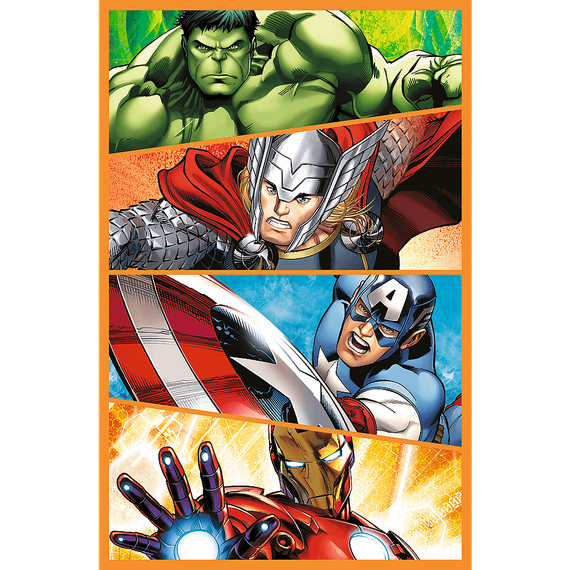 Puzzles - "3x80" - Days full of action / Disney Marvel The Avengers_FSC Mix 70%