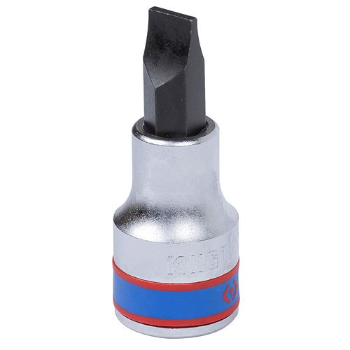 KING TONY (402208) Насадка (бита) торцевая 1/2", L = 60 мм, Slotted SL8.0