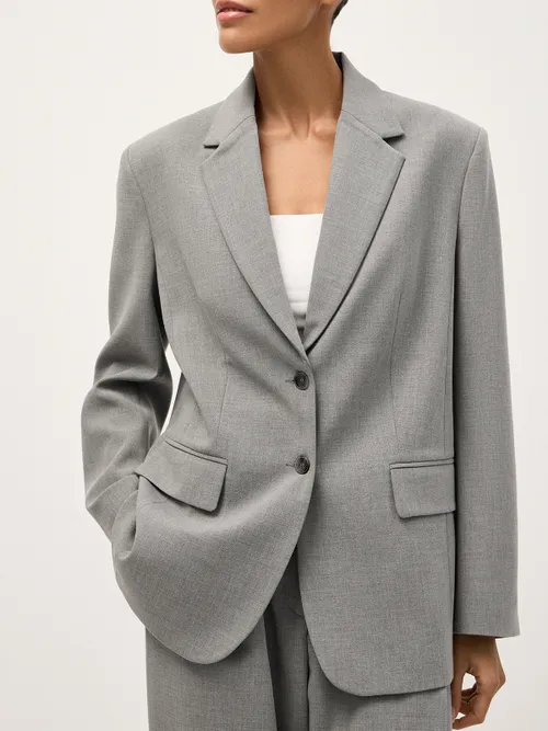 Прямой жакет Bossy Grey