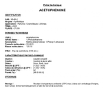 ACETOPHENONE 10%/ АЦЕТОФЕНОН CAS 98-86-2