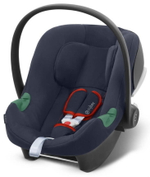 Коляска Cybex Coya Matt Black Frame Aton B2 i-Size Bay Blue Leaf Green с дождевиком и бампером