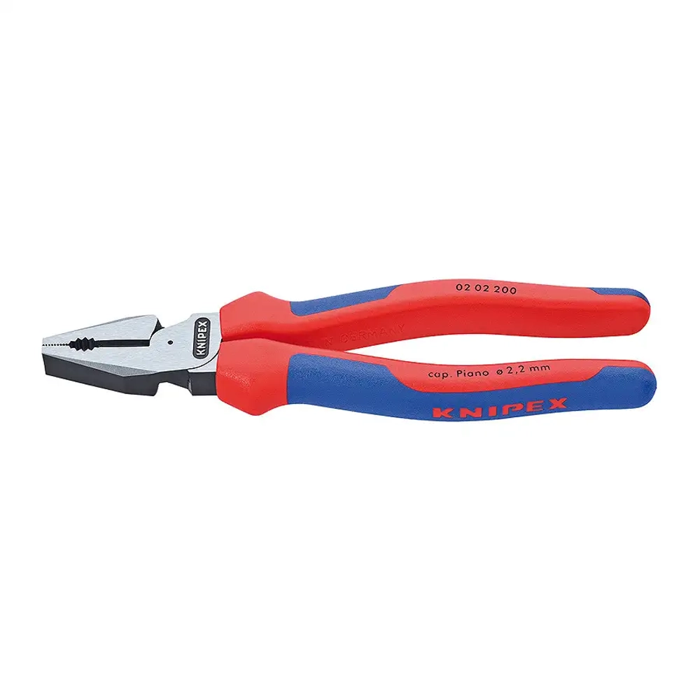 Плоскогубцы комбинированные особой мощности черненые 200 мм Knipex 02 02 200 SB
