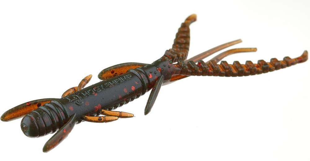 Виброхвосты съедобные Lucky John Pro Series HOGY SHRIMP 2.2" (56мм/10шт)