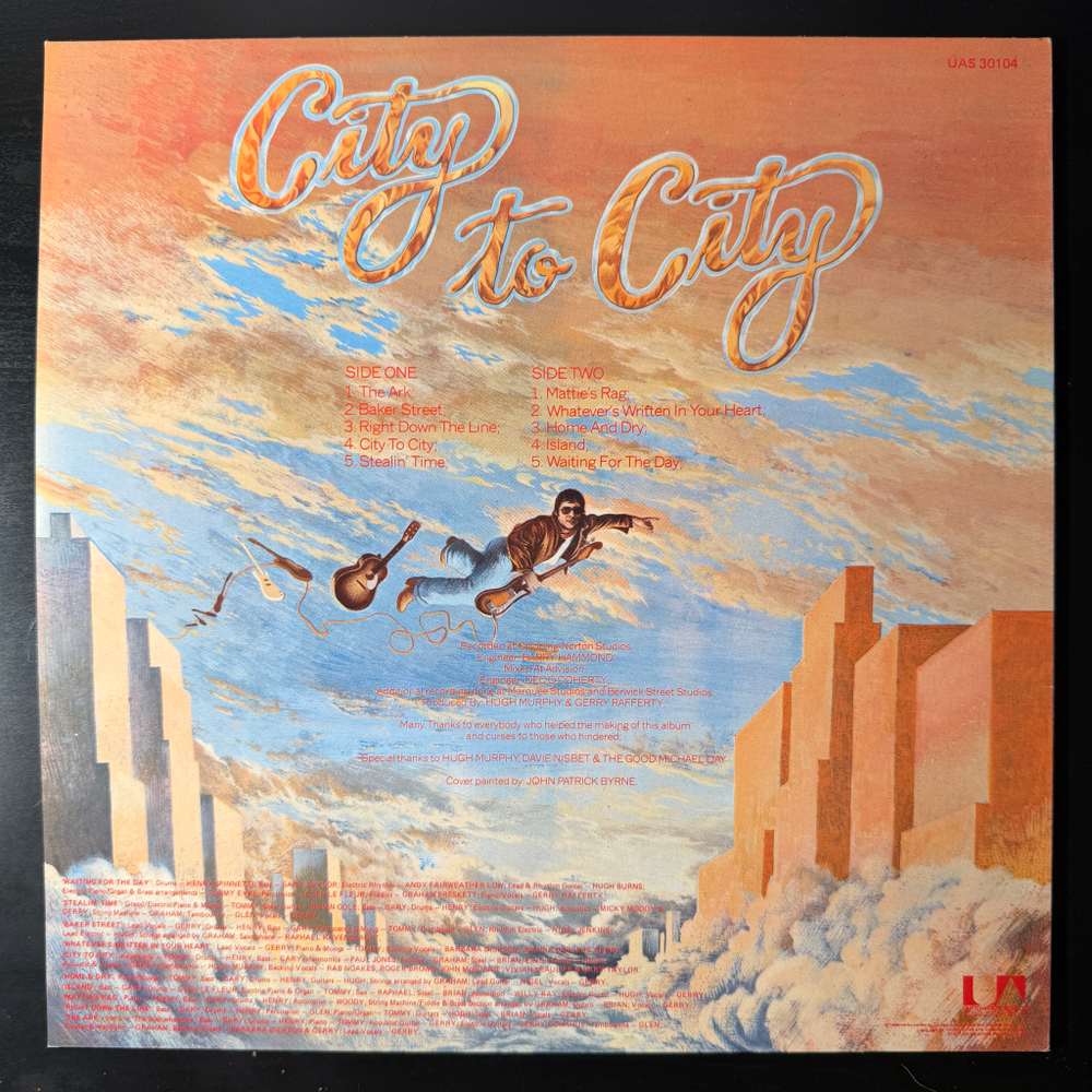 Gerry Rafferty - City To City (Англия 1978г.)