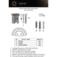 Бра Elouisa APL.795.01.02 Aployt