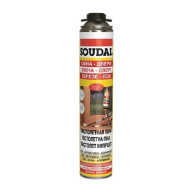 Пена монтажная Soudal Yellow пистолетная (выход 50 л) 750 мл