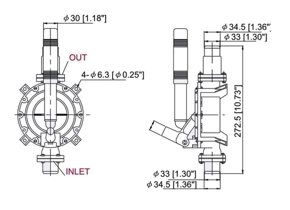 Помпа ручная TMC 43 л/мин