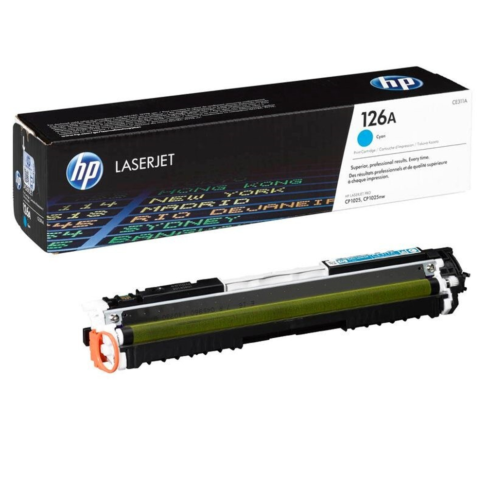 Картридж HP 126A (CE311A) для Color LaserJet CP1012/CP1025/M175/M275 голубой (1K)