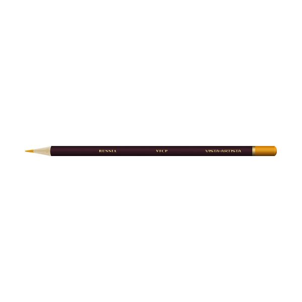Карандаш цветной заточенный, 6 шт, 213 Охра золотистая (Ochre gold), Vista-Artista VFCP