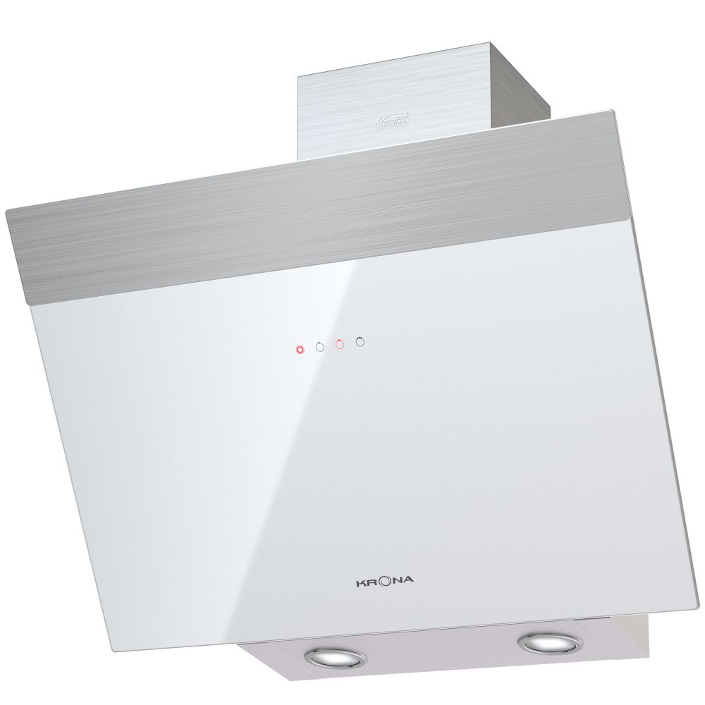 Вытяжка  Krona Kristen 600 white/inox S