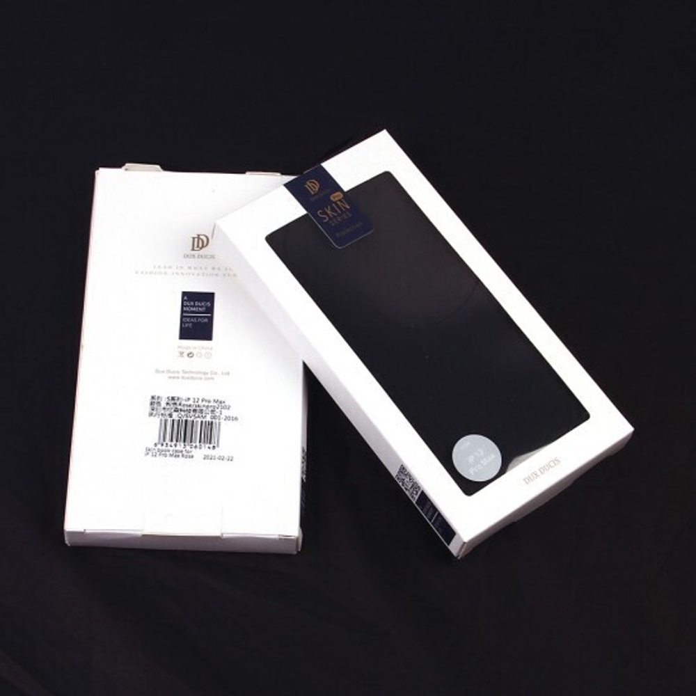 Чехол-книжка для iPhone 12 Pro Max, Dux Ducis Skin Pro, 012258 Розовый