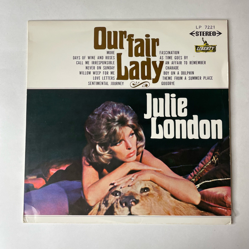 Винтажная виниловая пластинка LP Julie London Our Fair Lady (Япония 1965) (Красный Винил)