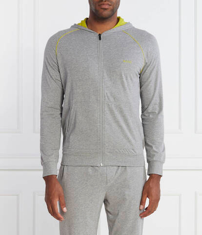 Худи Mix&Match Jacket H BOSS BLACK - серый(50469581)