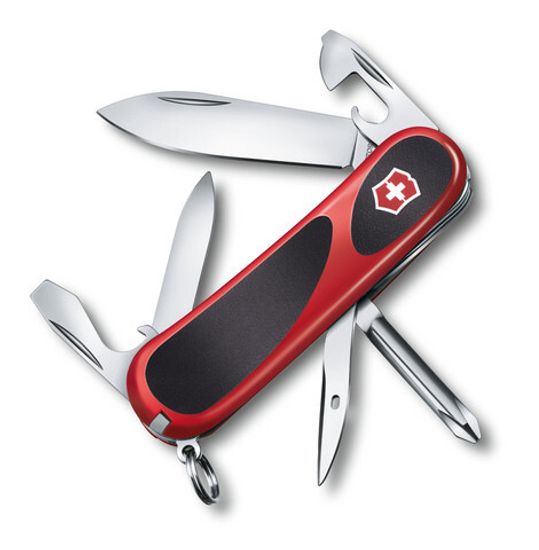Нож Victorinox Мод. EvoGrip 11 Красно-черный (85 мм) - 13 функций