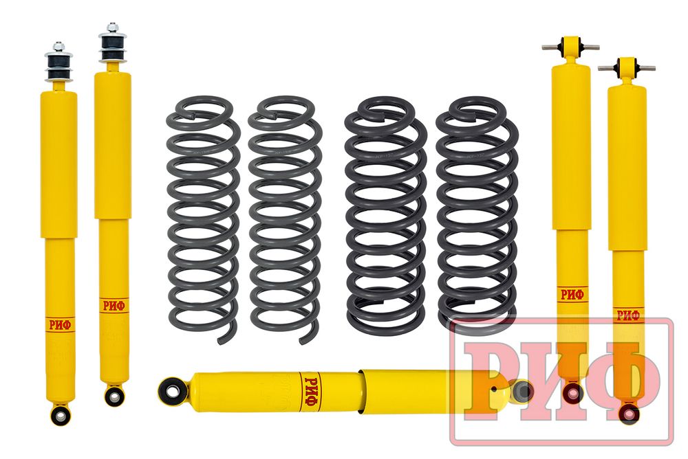 Лифт-комплект Jeep Wrangler JK 2006+ лифт 50 мм средний (3 двери) РИФ Лифт-комплект Jeep Wrangler JK 2006+ лифт 50 мм средний (3 двери) РИФ