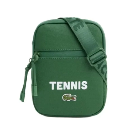 Lacoste Small Flat Petit Piqu_ Satchel - green