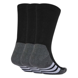 Теннисные носки Adidas Performance Grip Climacool Cushioned Crew 3P - black/dark grey heather/white