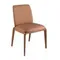 Стул Angel Cerda 4135 из экокожи коричневого цвета