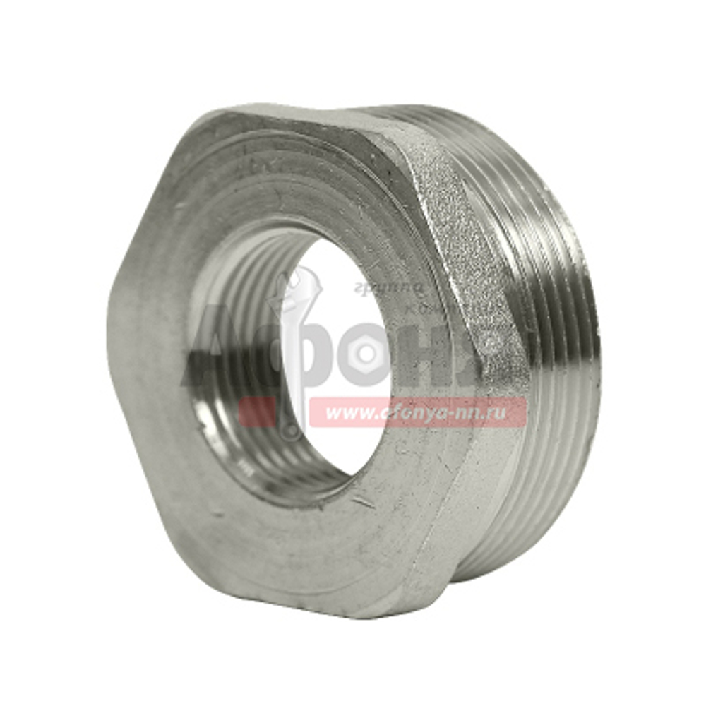 Футорка 1 1/2'' - 1 1/4'' нар/вн VRT® никель