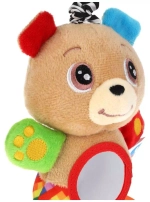 341387/Текстильная игрушка подвеска мишка с вибрацией на блистере Умка/RTH-BEAR/1